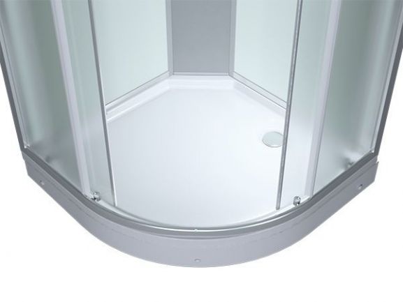 ERLIT Душевая кабина ER3510P-C3-RUS 100*100*215 (без г/м, низ.поддон, мат.стекло)