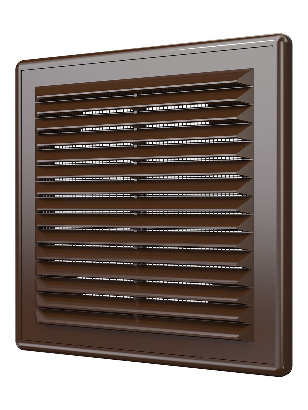 Решетка вентиляционная Р сетка разъемная 150х150 пластик Brown ERA 1515Р кор
