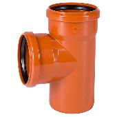 Тройник ПВХ рыжий OSTENDORF 200/200х87