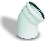 Отвод 110х45° 