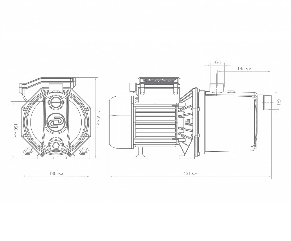 Насос центроб. ДЖИЛЕКС ДЖАМБО 70/50 Н 3702