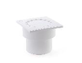 Трап D-110 вертикальный 150х150, пласт. решетка с сухим затвором (20)