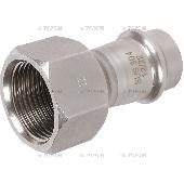 Пресс-муфта    18*3/4 ВР нержавейка ROMMER RSS-0022-001834 (130)