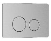 Клавиша смыва 246*165мм, нерж.сталь ХРОМ МАТОВЫЙ INOX-O, Iberica Blanca