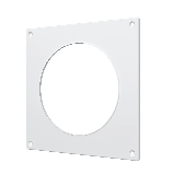 10НКП, Накладка торцевая пластик 150х150, для воздуховода D100