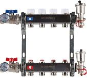 Коллектор из нержавеющей стали в сборе без расходомеров 4 вых.ROMMER RMS-3210-000004