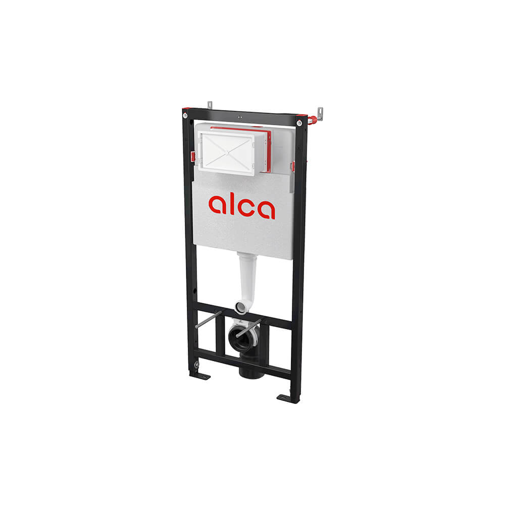 Set инсталляции с хром кнопкой + звукоиз.прокладка AM101/1120-4:1 RU M571-0001, ALCAPLAST