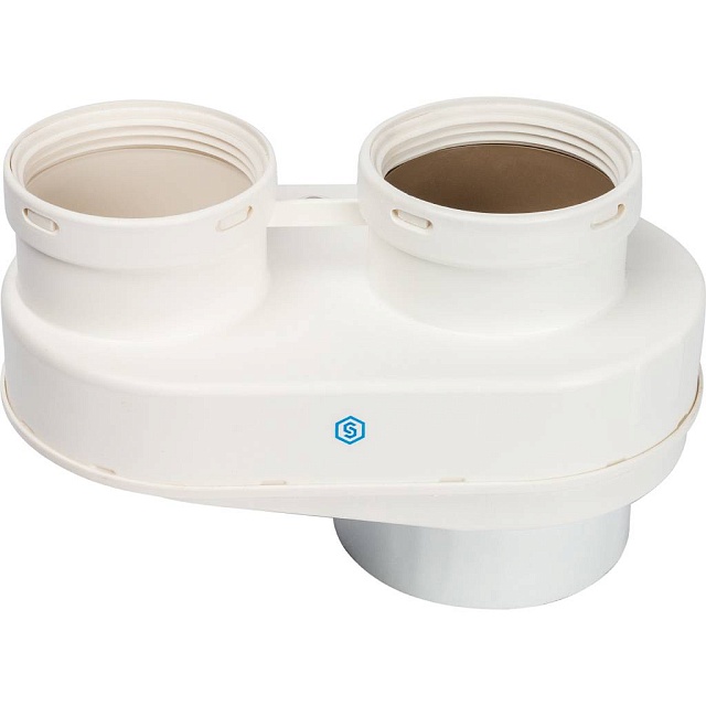 Адаптер разделит. Ø80/80 (для Vaillant,Protherm) STOUT (*SCA-8080-230002)