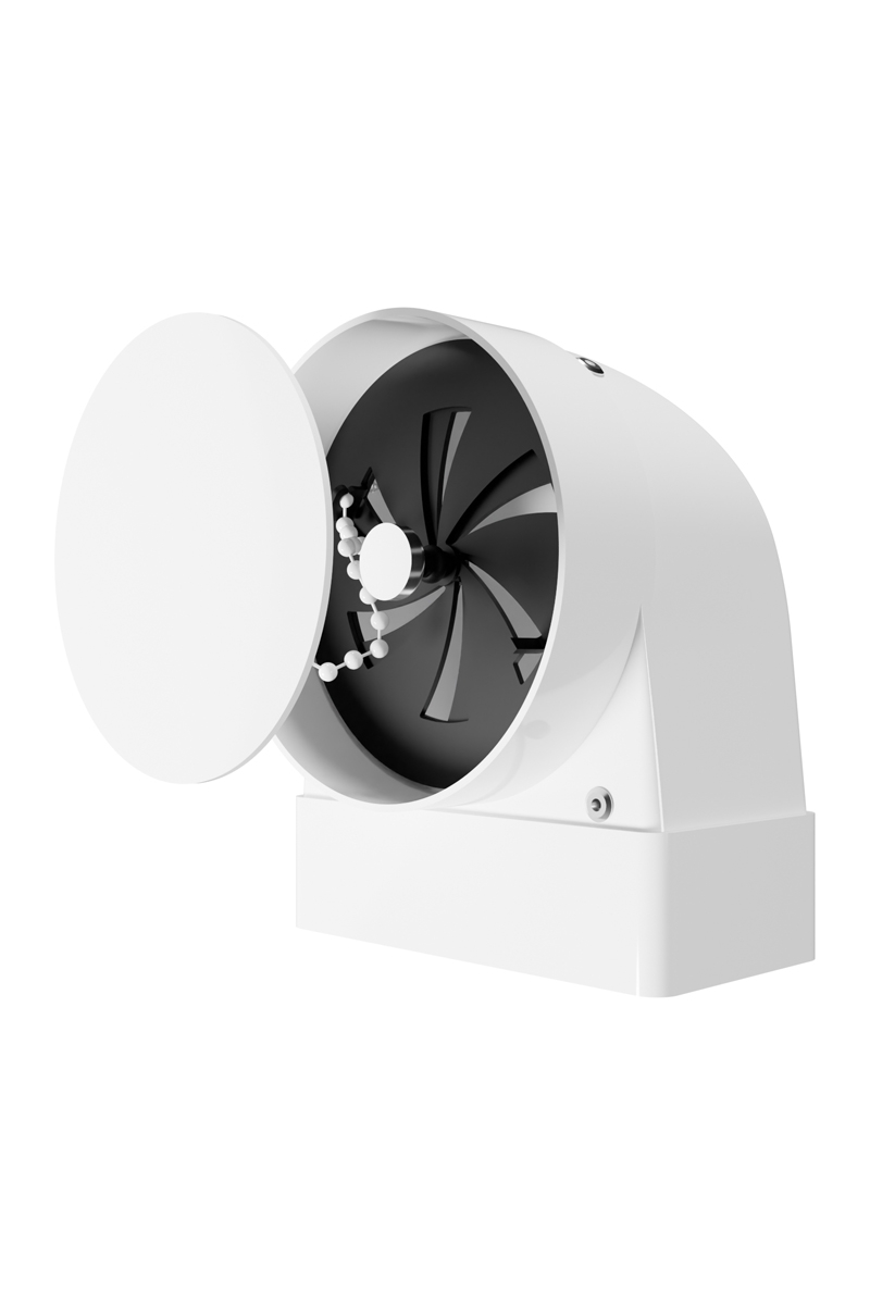 Решетка вентиляционная теневая SH 55х110 сетка разъемная на магнитах D100 ERA