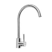 A4590A-2 Смеситель для кухни ACCOONA эконом с гайкой  нерж.сталь (10)