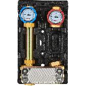 Насосная группа с теплообменником 18 пластин, без насоса в теплоизоляции ROMMER (RDG-1038-182501)