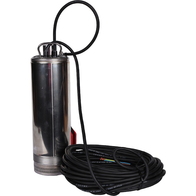 Насос погружной STOUT колодезный с поплавком, кабель 20 м, Q-90 л/мин, H-53 м (SPW-0001-200600)