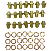 Комплект форсунок на сжиженный газ (LPG) 21 шт (F 40) 41560240-21