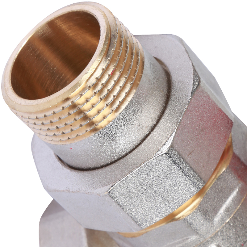 Rommer шаровой кран угловой с американкой 1