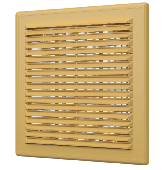 Решетка вентиляционная Р сетка разъемная 208х208 пластик Beige ERA