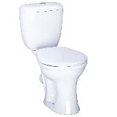 Унитаз-компакт Виктория (косой вып., ниж. подв., 1-реж. арм., сид.полипропилен), SANTERI
