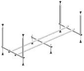 ERLIT Каркас Стандарт для акриловых ванн 170