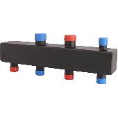 Стальной распред. коллектор 2 отопительных контура 1х11/4