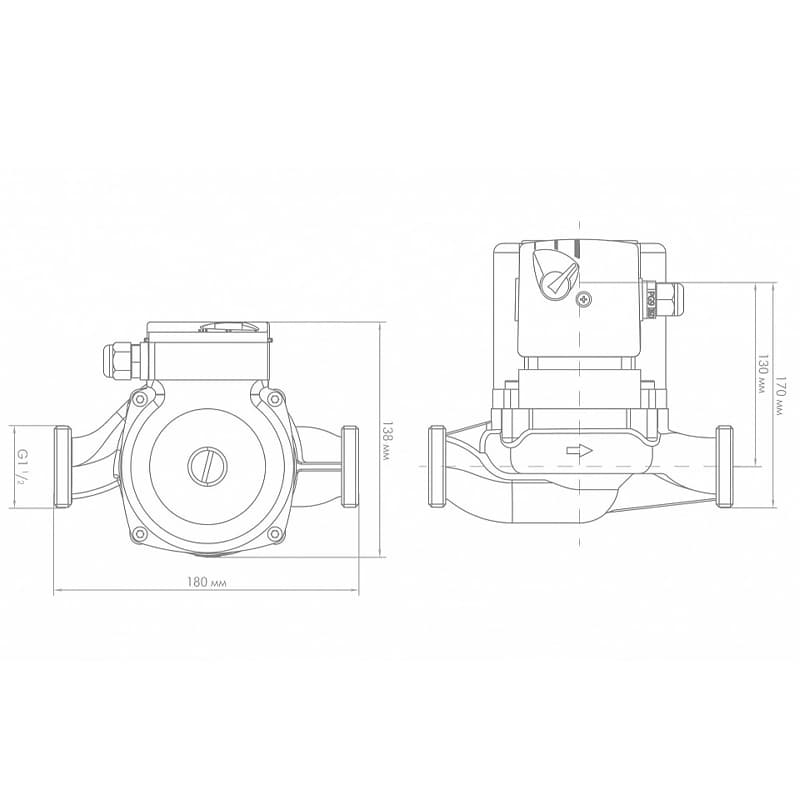 Насос циркуляц. ДЖИЛЕКС ЦИРКУЛЬ 25/80    2580/0280 серия 