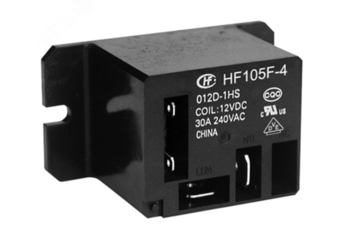 Реле силовое HF105F-4/012D-1HSTF