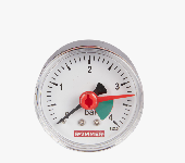 Манометр радиальный с указ.предел Корпус Dn 50 мм 1/4, 0...4 бар, кл.2.5 ROMMER (	RIM-0007-500408)