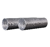 Воздуховод ВА D80 гофрированный L3м алюминий ERA