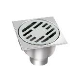 Трап  d-50 вертикаль. 100*100 мм НЕРЖАВЕЙКА (20/1) TIM BAD021001