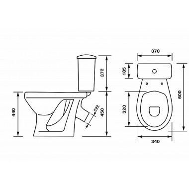 Унитаз-компакт 