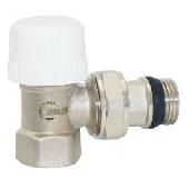 Регулировочный вентиль под термоголовку М30*1.5 угл. 1/2
