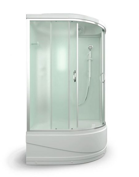 ERLIT Душевая кабина ER3512TPL-C3-RUS 120*80*215 (без г/м, выс.поддон, мат.стекло)