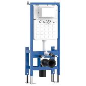 Инсталляция для унитаза 1140*380*210 с мех. управлением SILENCIO LIBERO БЕЗ КЛАВИШИ, Iberica Blanca