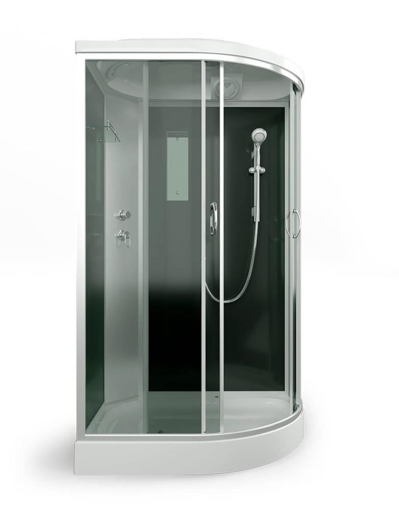 ERLIT Душ. кабина ER3512PL-C4-RUS 120*80*215 ( низкий поддон, тонированное стекло)