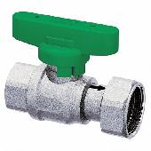 Кран шар. хром. с обрат.клапаном, 1/2