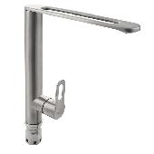 9210 MAGNUS Cмеситель кухня круглый корпус с эксклюзивным изливом корпус нерж.