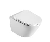 Унитаз подвесной KN9700200 смыв торнадо, сиденье, 500*360*350, KNOIS