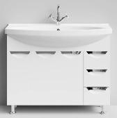 Тумба+умывальник Лира 105см. с б/к (рак.Лагуна 105), VOD-OK