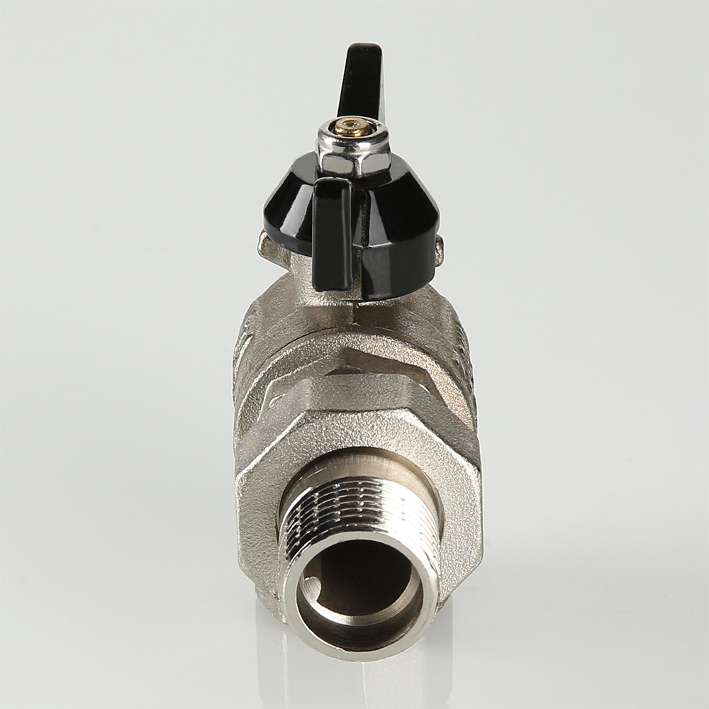 VT.328 Кран шар. с америк.угловой PERFECT, рукоятка бабочка 1/2