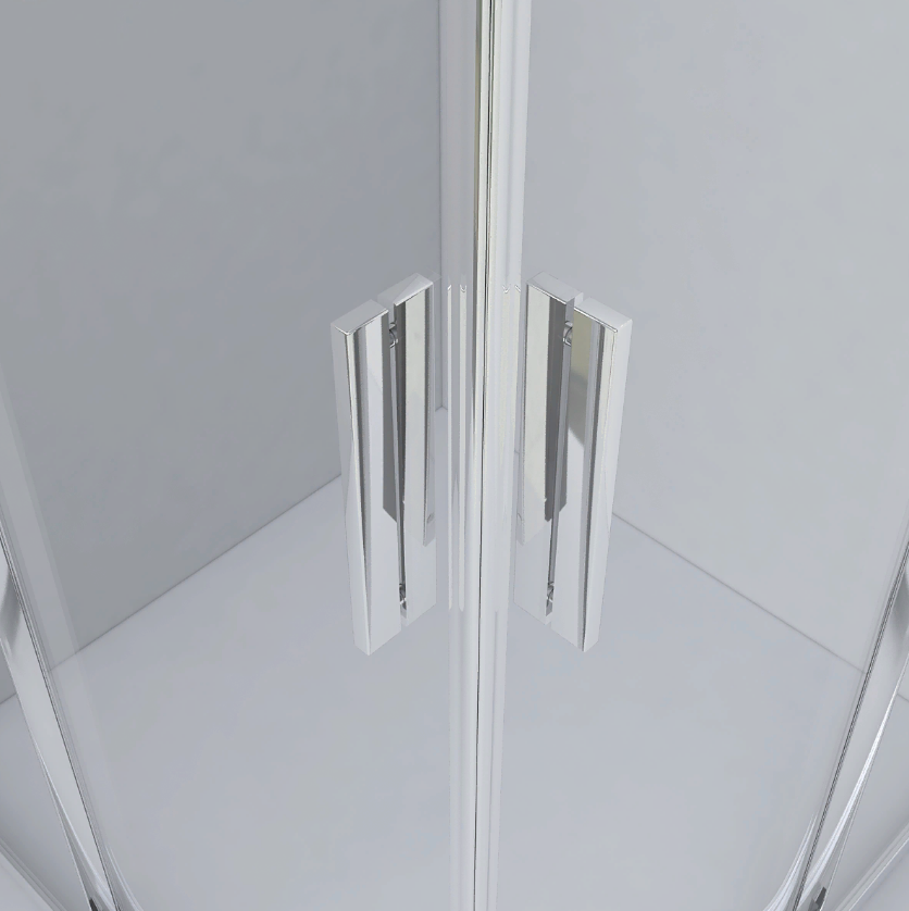 Душевой уголок Garda 900х900, без поддона, стекло шиншилла, 6мм, профиль хром VSQ-1G900CH, VINCEA