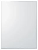 Зеркало БЕЛЛАДЖИО  800х700 (ВхШ) с алюминиевым профилем SLIM серебро, Mebelvann