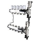 Коллекторная группа VT.588MNX на  5 вых. НЕРЖ. VALTEC