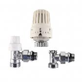 VT.045 Комплект угл. термост. с термоголовкой 1/2