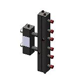 Гидроразделитель с коллектором вертикальный 3 контура, до 70 кВт ZOTA
