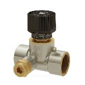 Клапан баланс. ручной латунь Ду20 Тмакс=120С ВР Kvs=2.0м3/ч 3181Н с выходом под термодатчик  подача