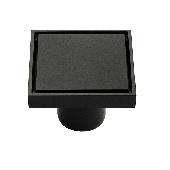 MAGNUS Трап латунный ГРАФИТ 100х100 выход 50мм крышка литая с уникальной системой слива воды 00071