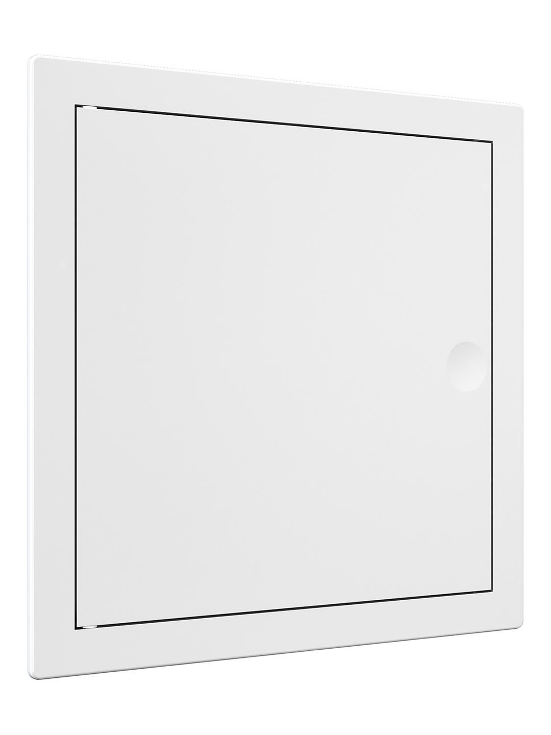 Люк ревизионный LN фланец 100х100 нажимной 120х120 пластик EVECS L1010N