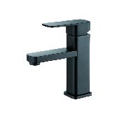 A9622F Смеситель для умывальника ACCOONA с гайкой цинк Цвет: черный (10)