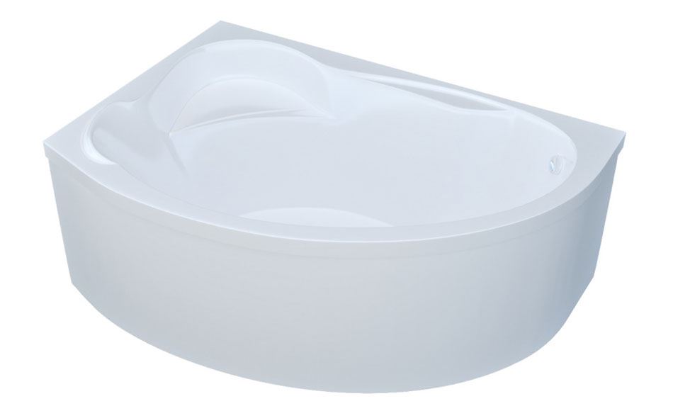 Ванна акрил 1MARKA CATANIA 150*105 левая+каркас+панель без сифона