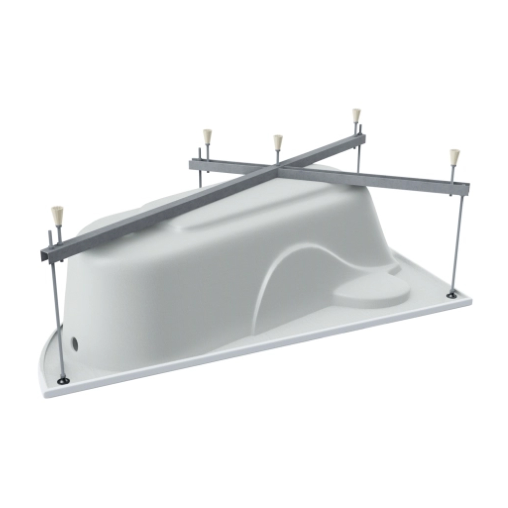 ТРИТОН Ванна Кайли левая 1500х1010х470 на каркасе без панели и сифона