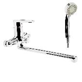 A7154 Смеситель для ванны ACCOONA с длин, пов.изливом 300мм диверт.в корпусе латунь/хром(10)