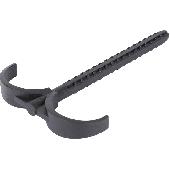 SMF-0003-028032 STOUT Дюбель-крюк двойной, для труб д.32мм, длина 80мм